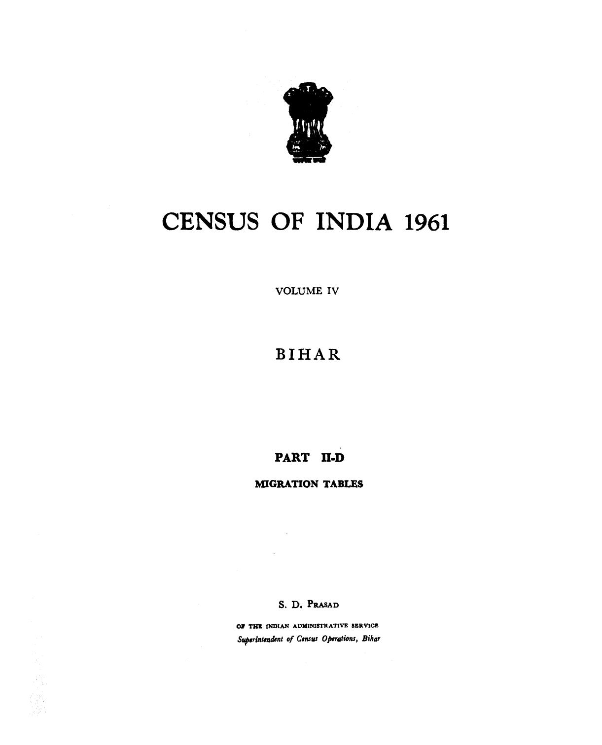 india-migration-tables-part-ii-d-volume-iv-census-1961